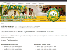 Tablet Screenshot of capoeira-muenchen.de